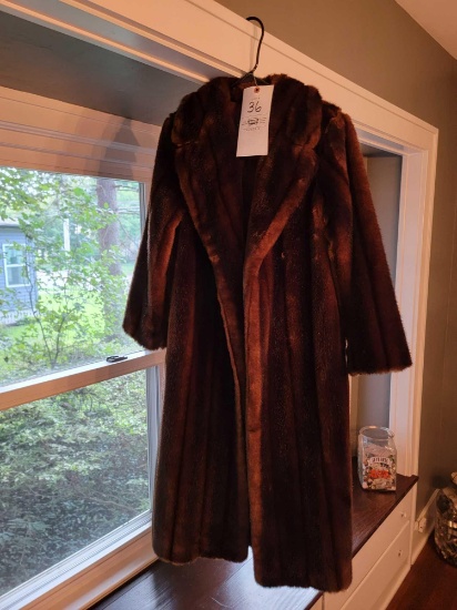 Ralph Lauren Faux Fur Coat, Petite