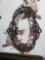 French beaded funeral wreath, 20