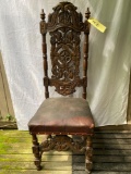 Early 1800's Jacobean style chair, 52