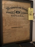 Westmoreland County public school diploma, 1923.