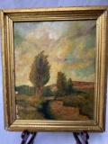 Original oil on canvas 9.75 