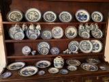 (51) Pcs. Blue & white Chinese export porcelain.