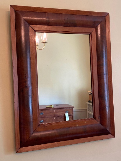 OG style wall mirror, 20.75" x 27" frame size.
