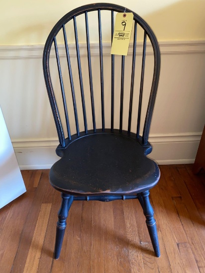 David T. Smith custom made Windsor style chair, 38" tall.