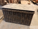 Wicker Blanket Box