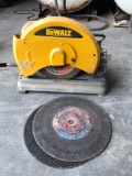 DeWalt 14 in. Chop Saw with (2) Additional Blades