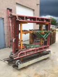 Scaffolding Rack with Scaffold Uprights and Crossbars, Casters, Outriggers