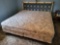 King sized bed Hollywood frame with headboard and split box springs