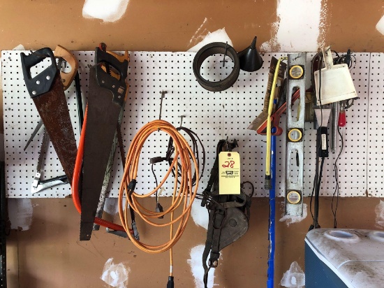 Hand tools, saws, hardware