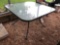 Glass Top Patio Table