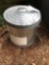 Galvanized Bin with Lid