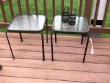 (2) Patio End Tables