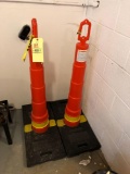 (2) traffic cones
