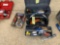 Toolbox - ratchets - assorted tools - hammers - saws