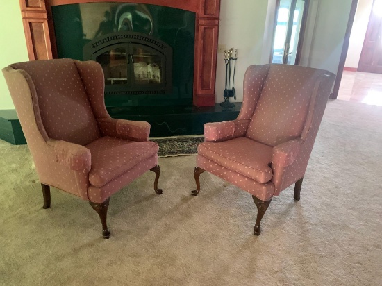 (2) Fireside Upholstered Chairs