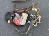 Assorted Climbing Ropes and Harnesses
