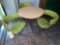 Retro Dining Chairs with Table
