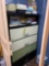 5-Drawer Metal Cabinet and Contents