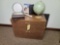Filing Cabinet, Globe, Contents on Top