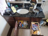 Contents on and in Bathroom Vanity