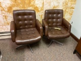 2 Leather Office Chairs