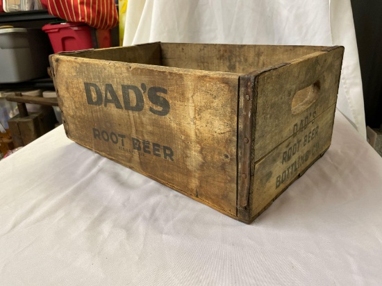 Dads Rootbeer Wooden Crate