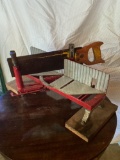 Old Stanley miter w/ two saws.