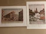 (3) Reproduction prints of 1770s, each 18