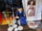 (2) Seymour Mann dolls, (7) doll stands.