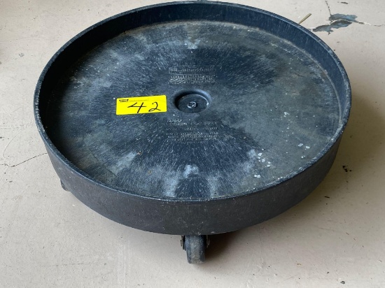 Drum dolly, 24" diameter.