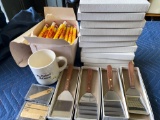 McDonald's items, jumbo pens, (14) 1976 year spatulas, cup, name plates.