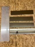 (4) Plate glass mirrors, 44 x 10 & 29.5 x 6 sizes.