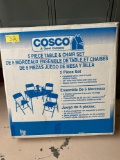 Cosco 5-pc. Table & chair set, beige color.