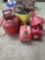 Air Tank, Gas Cans, Cords and wire
