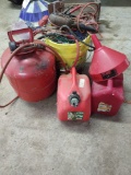 Air Tank, Gas Cans, Cords and wire