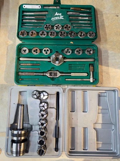 Ace tap and die set - collet set