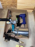 Pneumatic nailer, sander, and painter