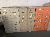 (5) 4drawer file cabinets