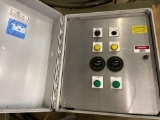 Enclosed industrial control panel.
