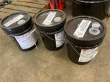 Two full buckets one partial of transformer oil