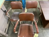 (3) waiting room chairs