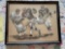 Framed Jim Brown Football Scene