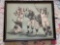 Framed Johnny Unitas Football Scene