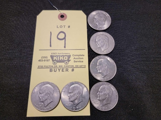 (6) Eisenhower Dollars