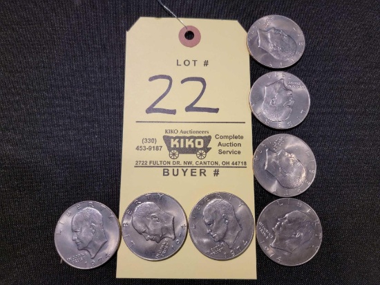 (7) Eisenhower Dollars