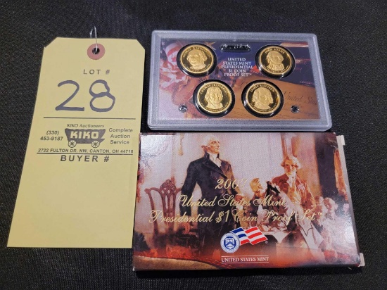 2007 US Mint Presidential $1 Coin Proof Set