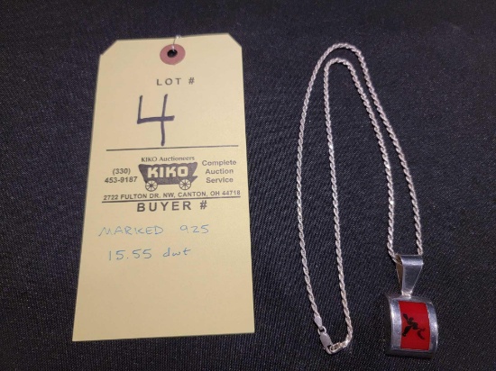 Chain and Pendant Marked 925