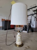 Vintage Painted Table Lamp