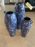 Set of 3 Decorative Vases
