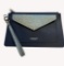Fashion purse/clutch - Navy Blue with gray